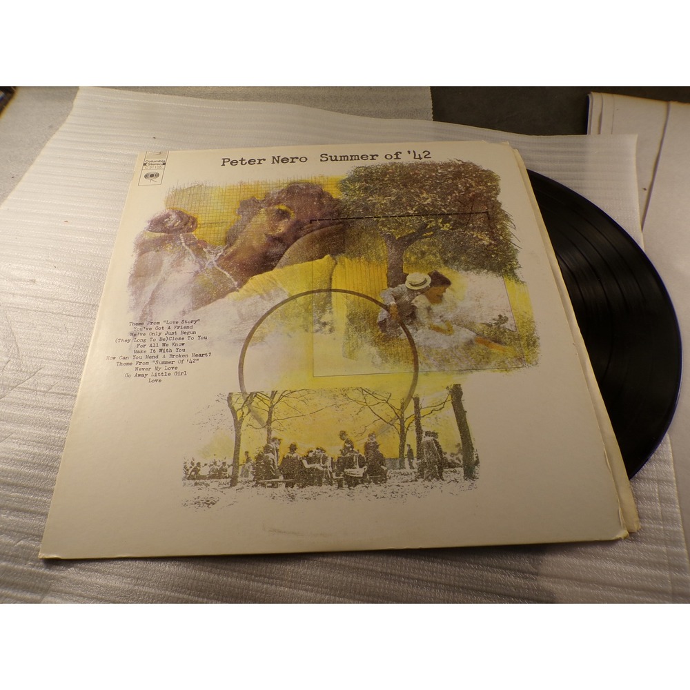 Peter Nero Summer of '42 Vinyl LP Columbia C31105 Easy Listening Piano Jazz 1971